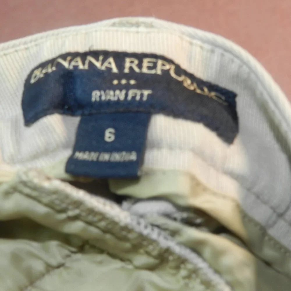 Banana Republic Womens Short Khaki Ryan Fit Casual Summer Basic Shorts Size 6 - Picture 7 of 8